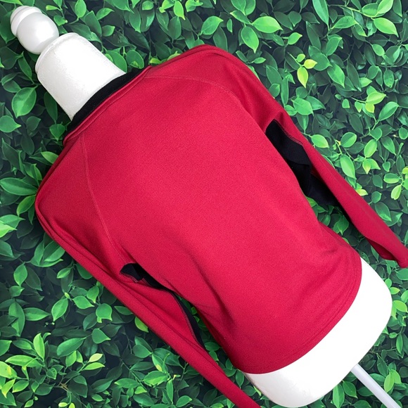 VINTAGE AVIA SPORTS LONG-SLEEVE W/ ZIPPER HALF-PLACKET · FITS S/M - Picture 6 of 7